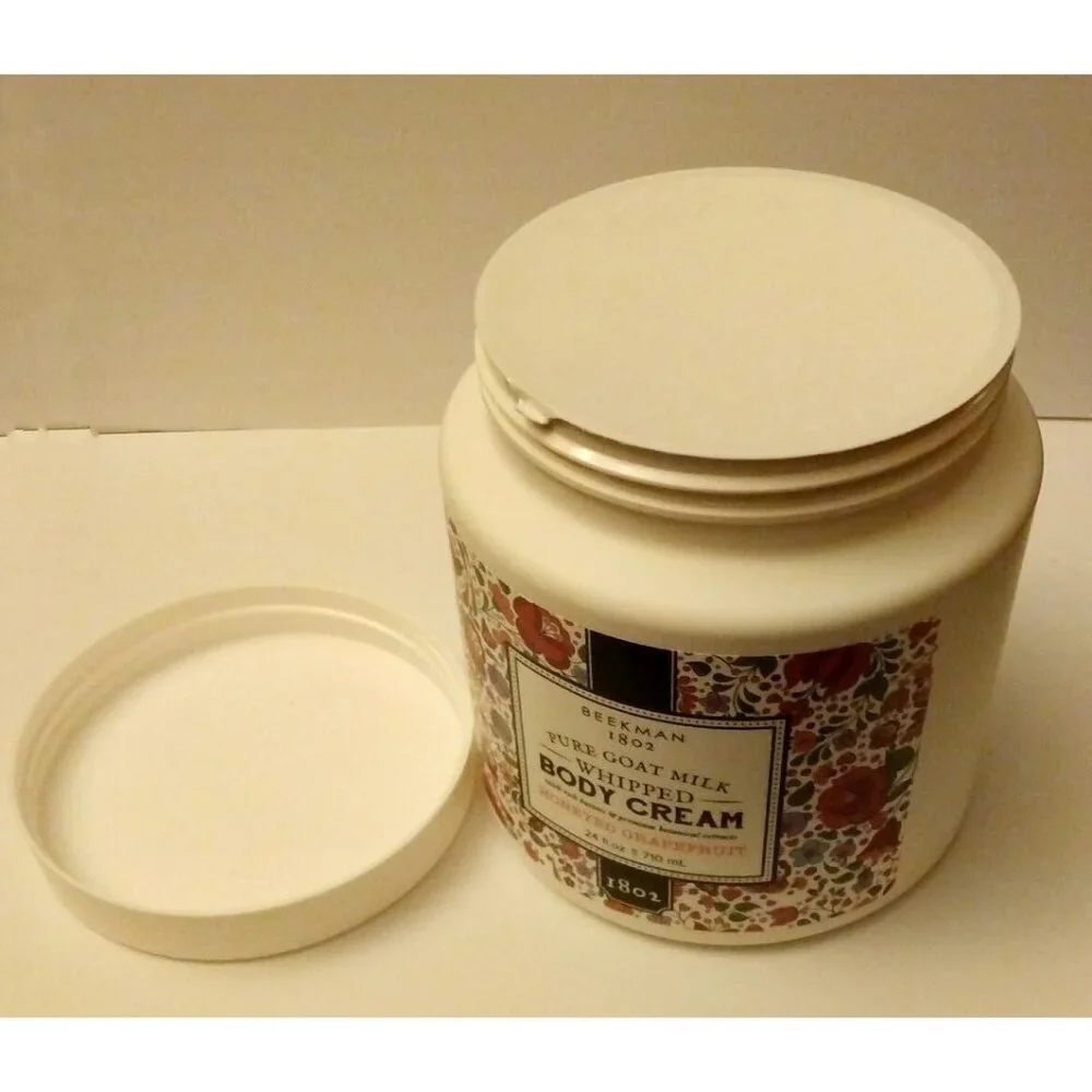 Beekman 1802 Supersize Jar Honeyed Grapefruit Goat Milk Body Cream 24oz Dry Skin